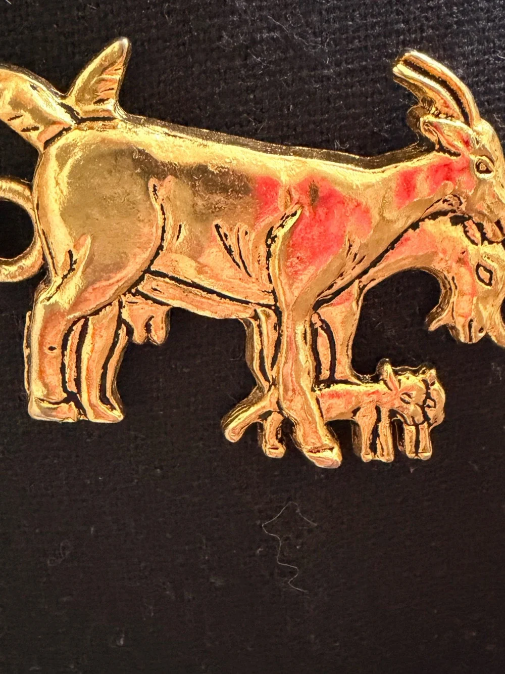 🦒Gold Animal Link Belt🐄🦬🐃🐐🦒